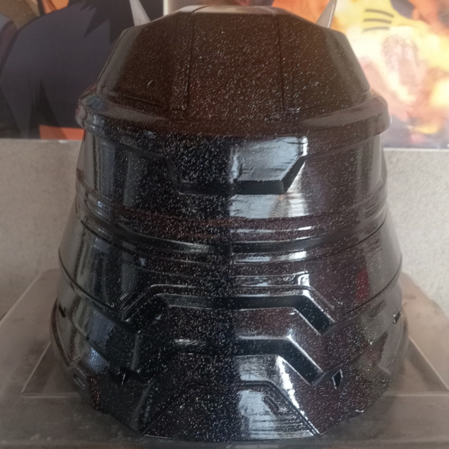 Casque Cyber Samouraï – PLA – Adulte – Noir & Rouge – Image 11