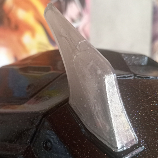 Casque Cyber Samouraï – PLA – Adulte – Noir & Rouge – Image 6