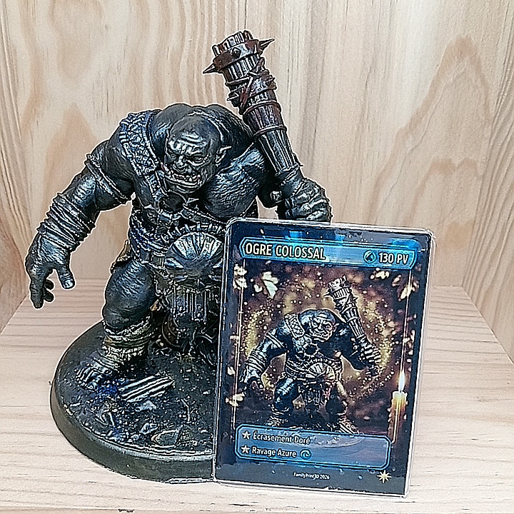 Figurine Ogre Colossal , pièce unique Artisanale par Familyprint3D