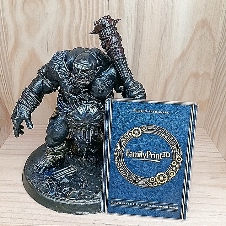 Figurine Ogre Colossal , pièce unique Artisanale par Familyprint3D – Image 2