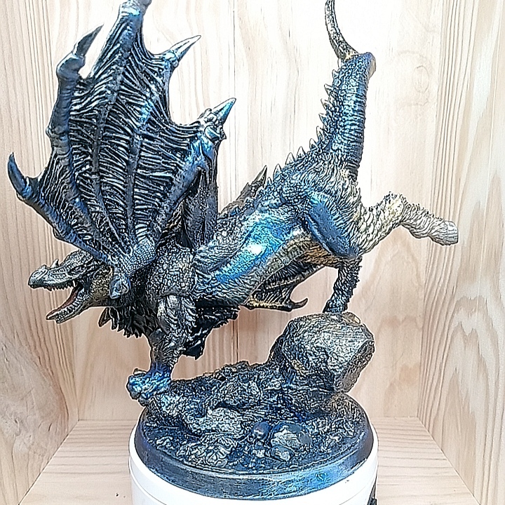 Hydre Primordiale – Figurine fantasy en résine peinte main + Carte de jeu artisanale – Image 8