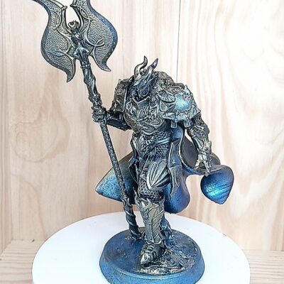 Chevalier Sanglant Figurine Fantasy Peinte Main - Statue en Résine 15cm - Décoration Geek & Jeu de Rôle