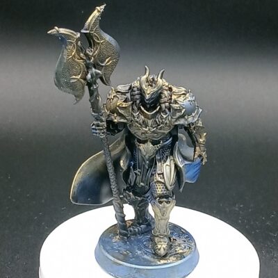 Chevalier Sanglant Figurine peinte main.